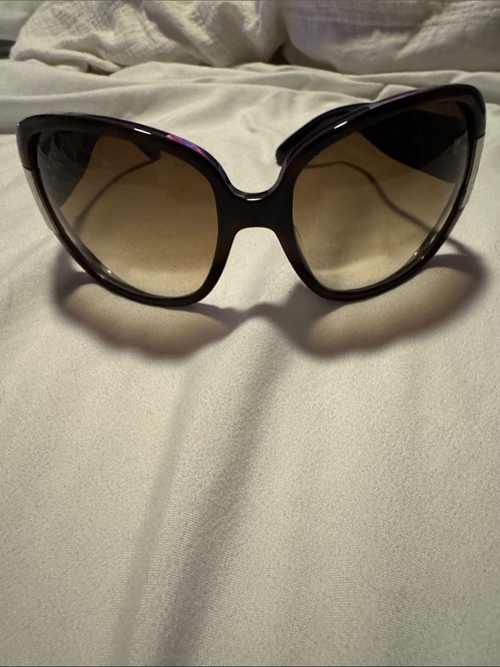 Marc Jacobs Black Frame Sunglasses with Brown Lenses